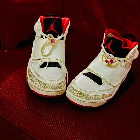 Nike Air Jordan Son of Mars “Fire Red” 512245-112 White/Gym Red/black **SOLD* - Picture 5 of 12